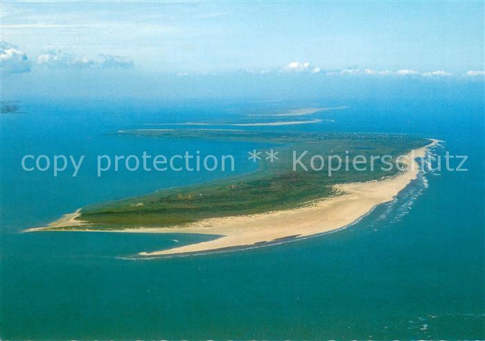 Langeoog Nordseebad Fliegeraufnahme mit Insel Baltrum und Norderney