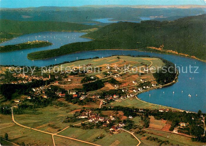 Rurberg Simmerath Eifel NRW Fliegeraufnahme Eifel Rurtalsperre