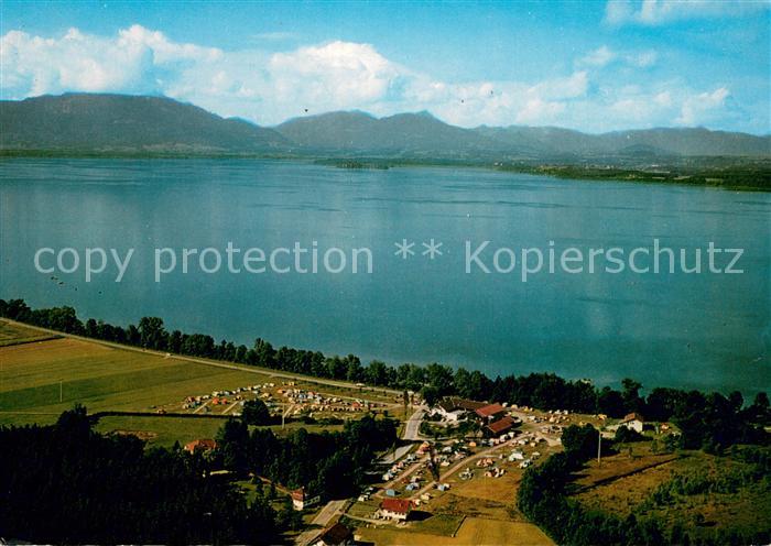 Arlaching Fliegeraufnahme Campingplatz Kupferschmiede