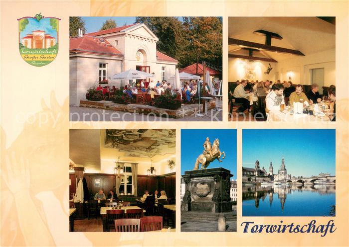 DRESDEN Elbe Torwirtshaus Grosser Garten Dresden