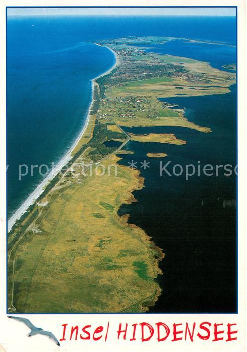 Insel Hiddensee Fliegeraufnahme