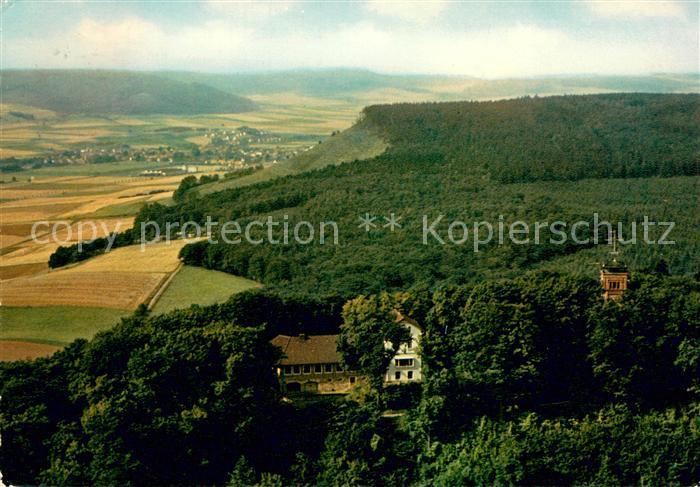 Hameln Weser Fliegeraufnahme Cafe Restaurant Kluetturm