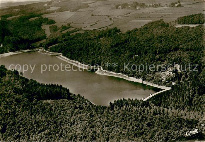 Dahlerbrueck Fliegeraufnahme Cafe Restaurant Gloertalsperre im Volmetal