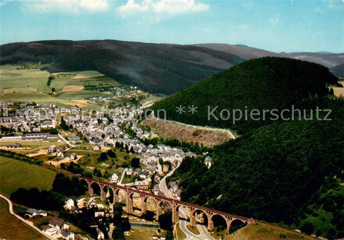 Willingen Sauerland Fliegeraufnahme Viadukt Naturpark Diemelsee