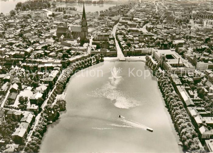 Schwerin Mecklenburg Fliegeraufnahme See