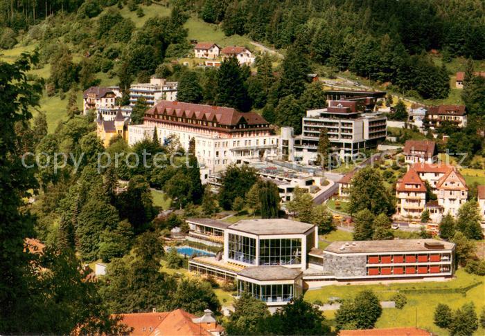Wildbad Schwarzwald Fliegeraufnahme Kurklinik