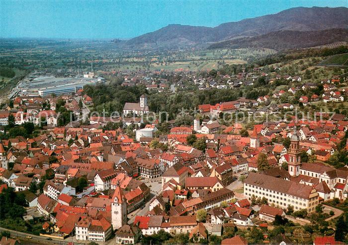 Gengenbach Fliegeraufnahme Kinzigtal