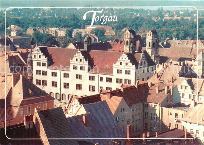 Torgau Blick von Stadtkirche auf Rathaus von Valten Wegern gebaut