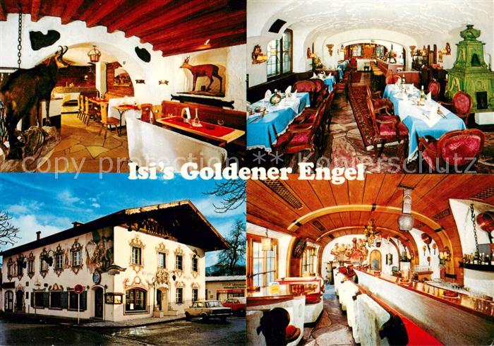 GARMISCH-PARTENKIRCHEN Bayern Isis Goldener Engel Restaurant