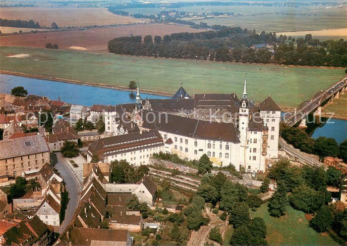 Torgau Fliegeraufnahme Schloss Hartenfels