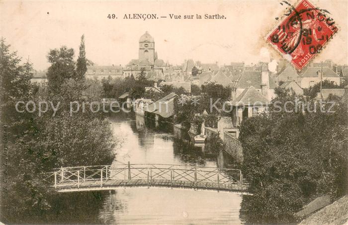 Alencon 61 Vue sur la Sarthe