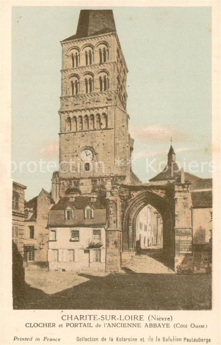 Charite sur Loire Clocher et Portail