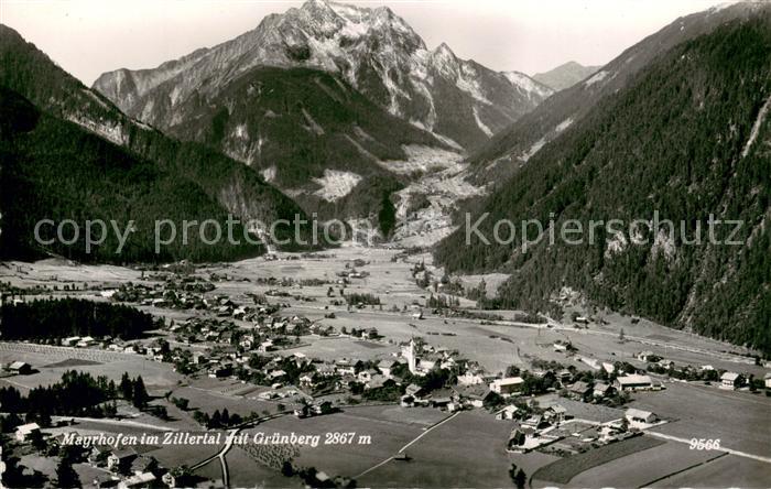 Mayrhofen Zillertal mit Gruenberg