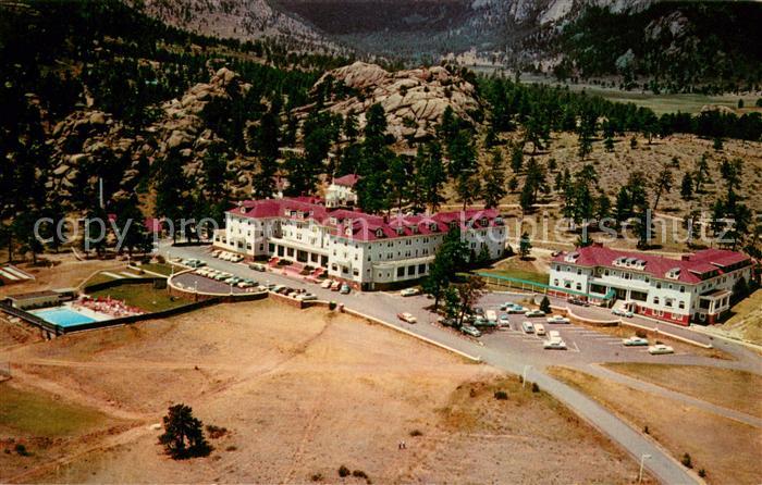 Estes Park The Stanle Hotel Air view