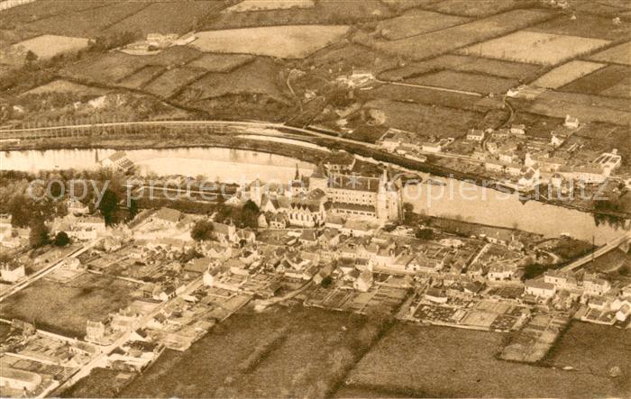 Solesmes Sarthe Vue aerienne