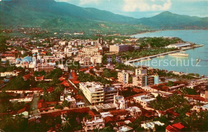 Acapulco Iglesia Principal Centro Comercial Muelle Aduana y Parte de la Bahia de