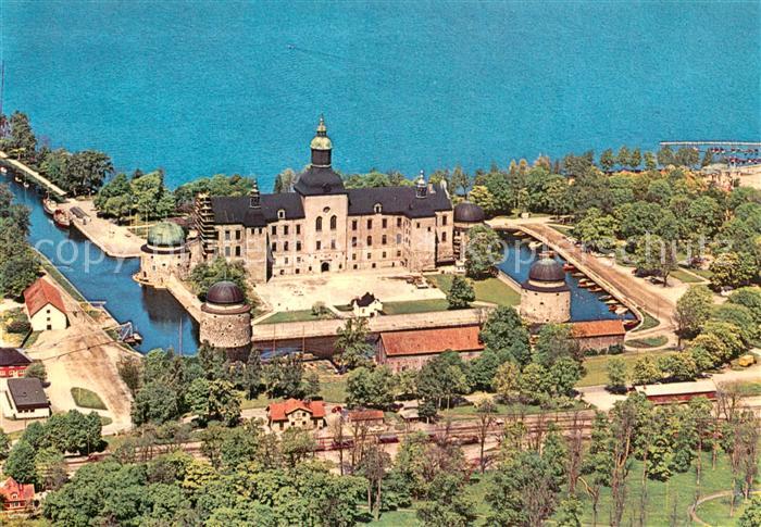 Vadstena Schloss Fliegeraufnahme