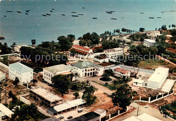 Libreville Vue aerienne Palais du Gouvernement
