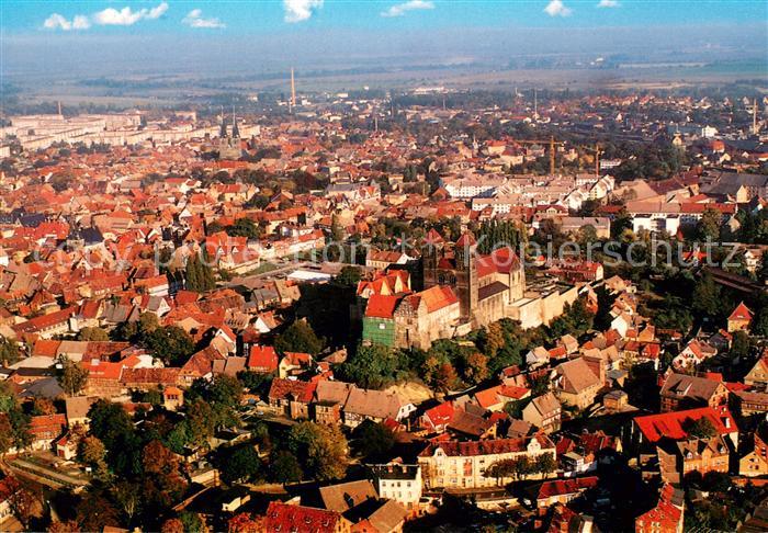 Quedlinburg Harz Fliegeraufnahme