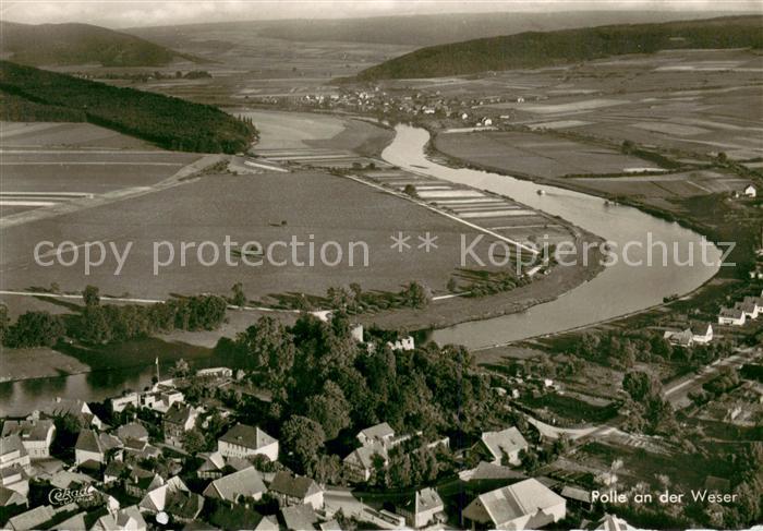 Polle Oberweser Fliegeraufnahme