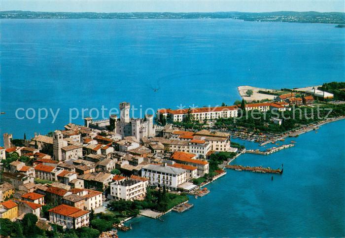 Sirmione Lago di Garda Fliegeraufnahme