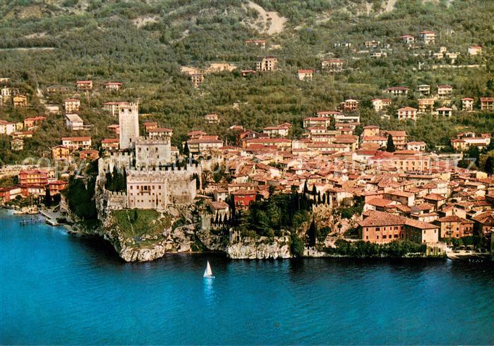 Malcesine Lago di Garda Fliegeraufnahme