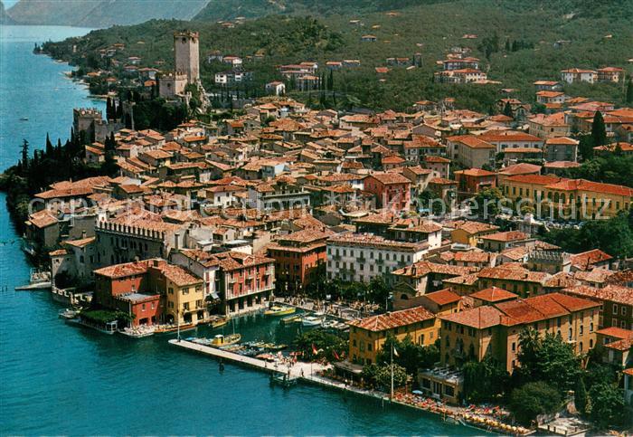Malcesine Lago di Garda Fliegeraufnahme