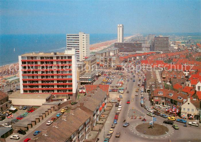 Zandvoort Holland Hotel Cafe Restaurant Odyssee Fliegeraufnahme