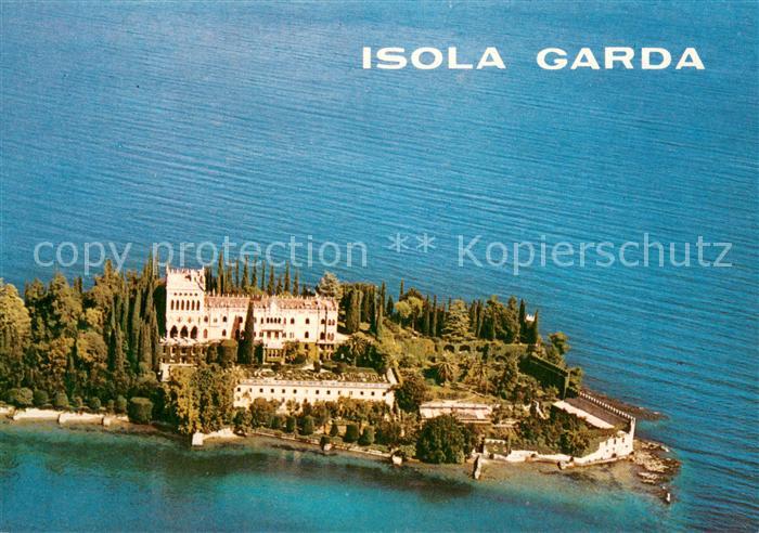 Isola Garda Fliegeraufnahme Gardasee