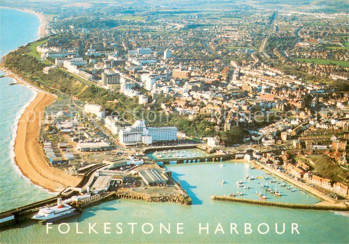 Folkestone Harbour Air view