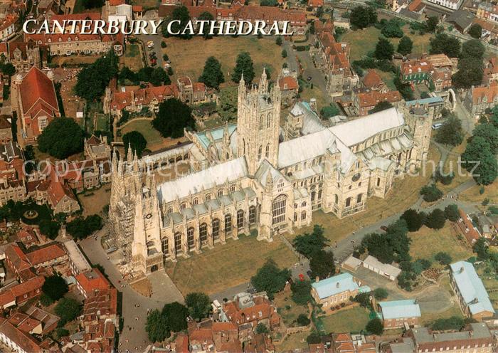Canterbury Kent The Cathedral Air view