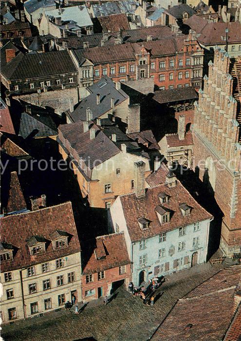 Riga Lettland Altstadt Fliegeraufnahme