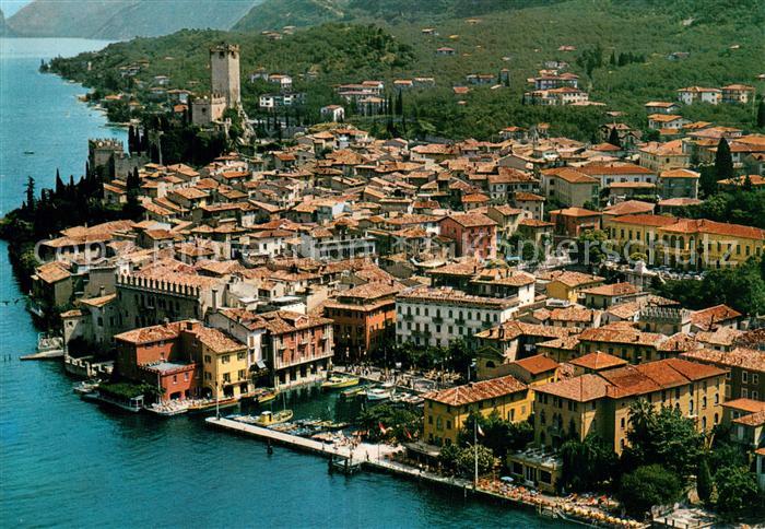 Malcesine Lago di Garda Fliegeraufnahme