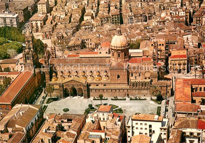 Palermo Sicilia Fliegeraufnahme mit Dom