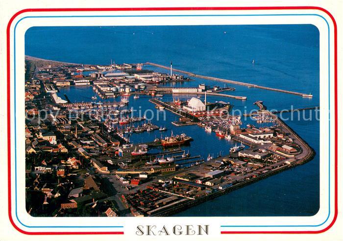 Skagen Havn Fliegeraufnahme