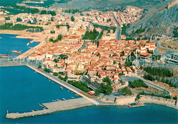 Nauplia Nauplion Fliegeraufnahme