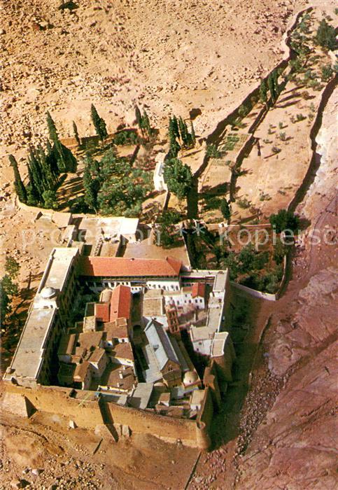 Sinai Halbinsel St Katherine Monastery Fliegeraufnahme