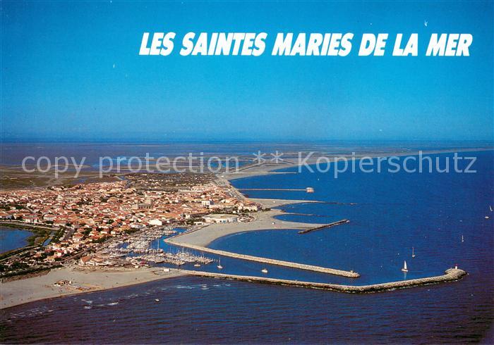 Les Saintes-Maries-de-la-Mer Vue aerienne