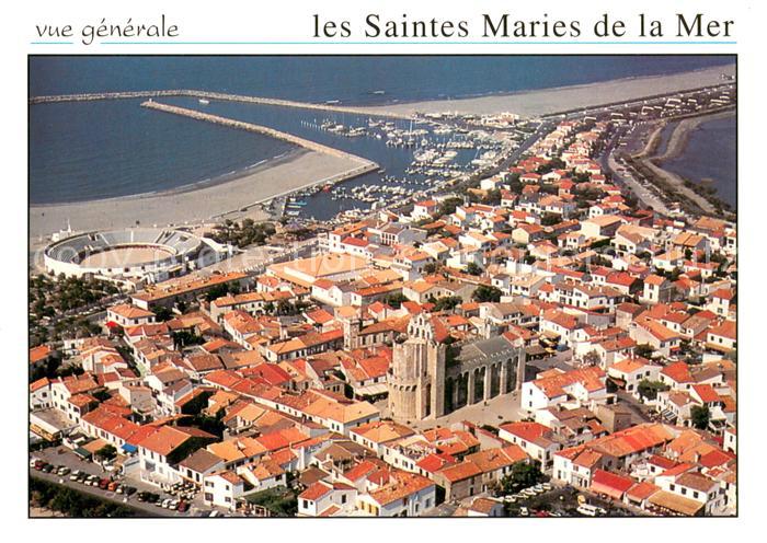 Les Saintes-Maries-de-la-Mer Vue aerienne