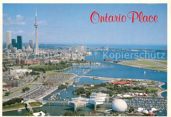 Toronto Canada Ontario Place Air view