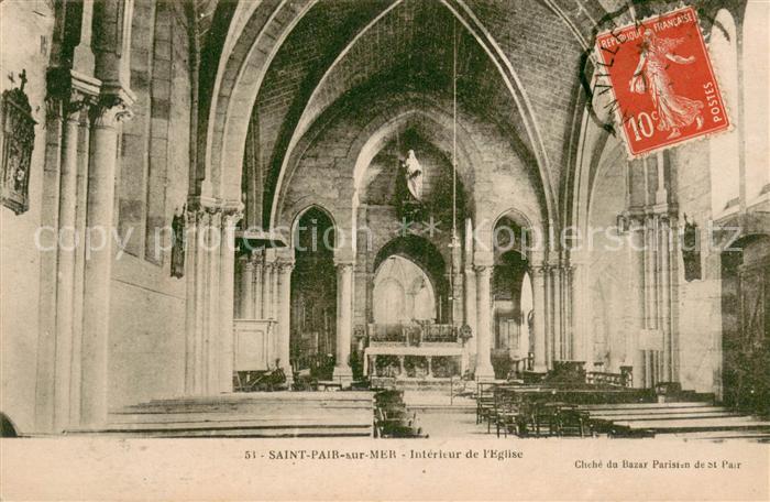 Saint-Pair-sur-Mer Intérieur de l'Eglise