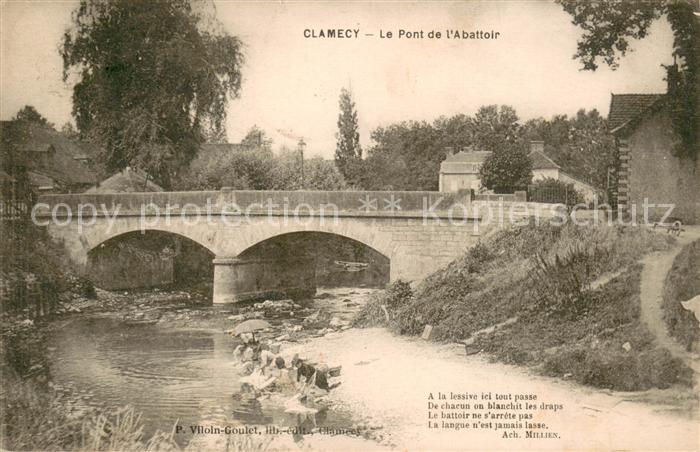 Clamecy Nievre Pont de l'Abattoir