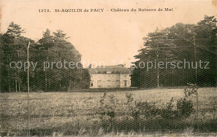 Saint-Aquilin-de-Pacy Chateau du Buisson de Mai