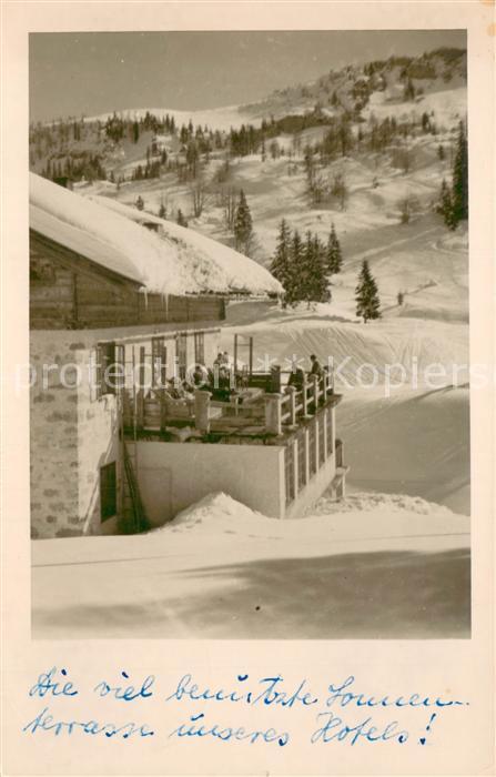 Waidring Tirol Alpengasthof Steinplatte im Winter