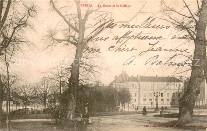 Epinal Vosges 88 Le Cours et le College