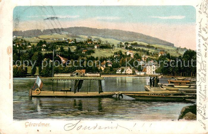 Gerardmer Vosges Aux bords du lac
