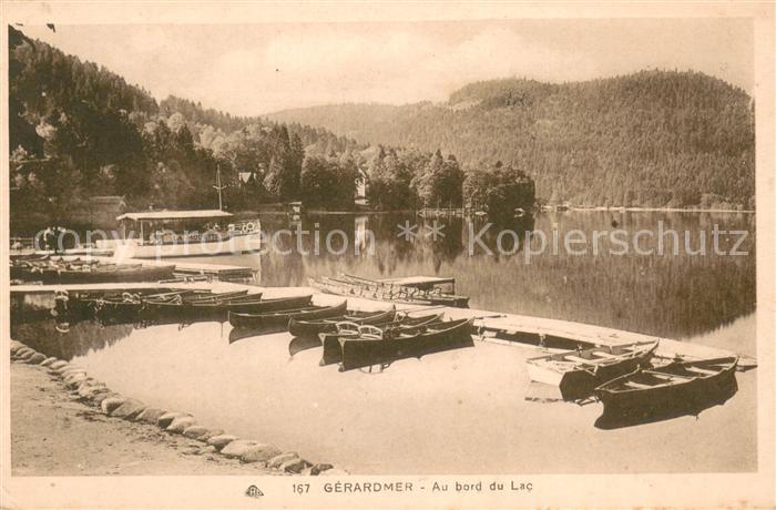 Gerardmer Vosges Au bord du lac