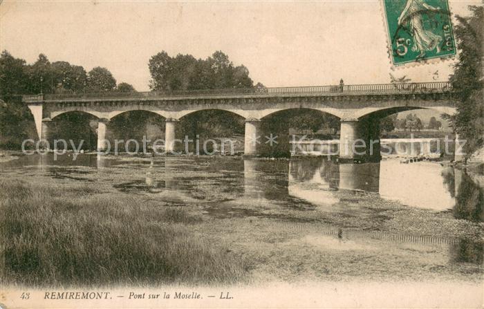 Remiremont Vosges Pont sur la Moselle