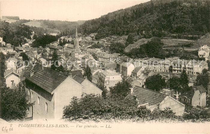 Plombieres-les-Bains Vosges Vue Generale