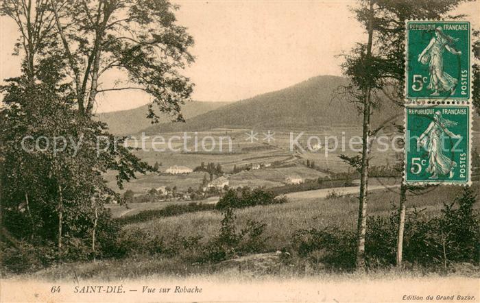 Saint-Die-des-Vosges Vue sur Robache